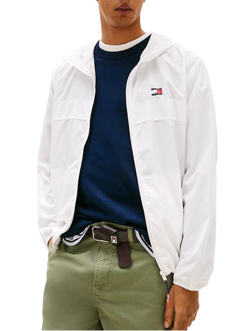 Giubetto bianco in poliestere Tommy Jeans | DM0DM20204YBL